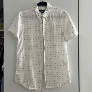 Zara man slim fit button down shirt
